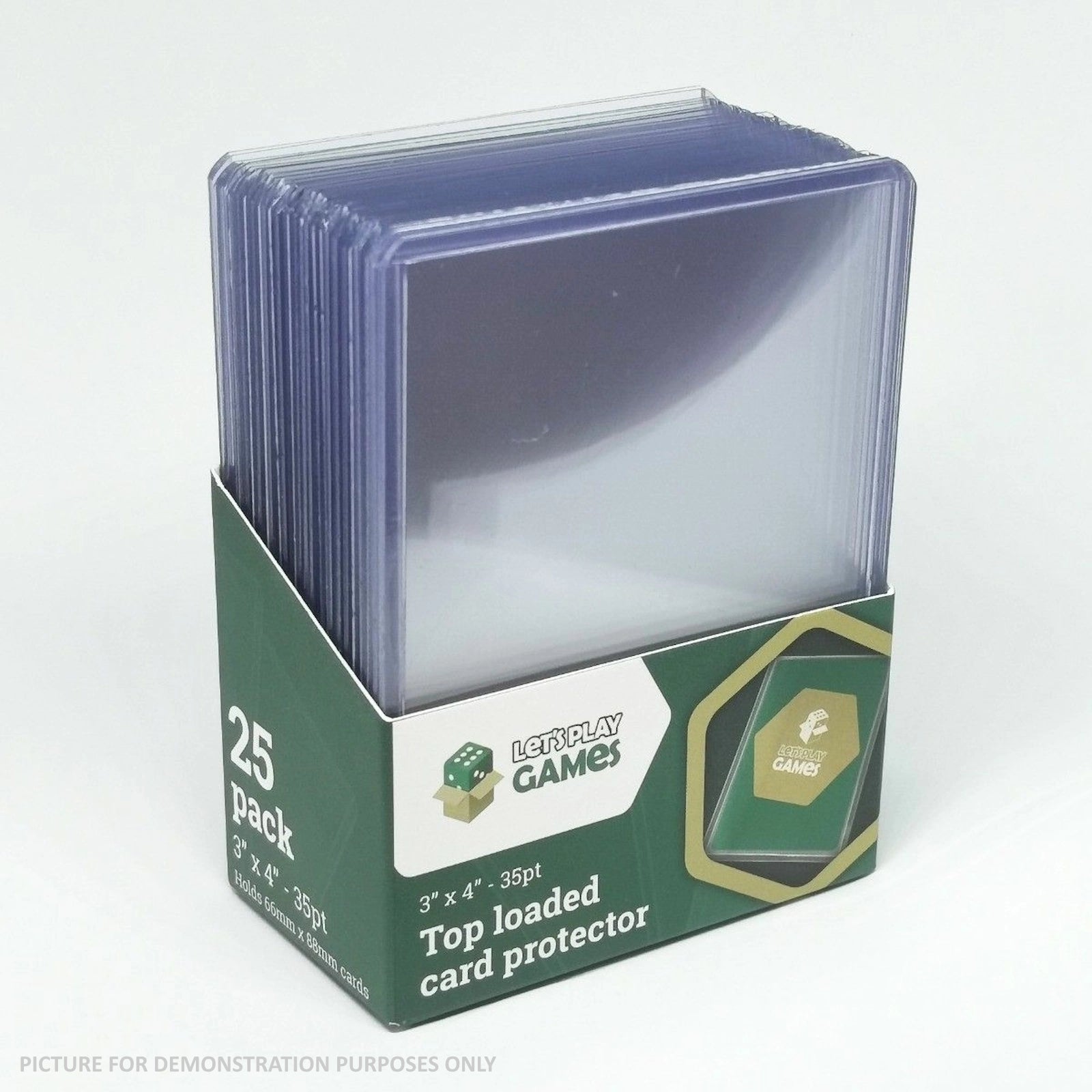 LPG 35pt Top Loaded Card Protector 3"x4" - PACK OF 25